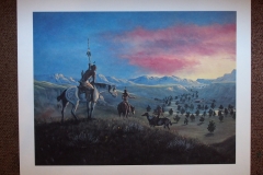 Kunstdruck Evening Visitors