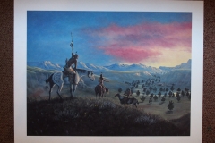 Kunstdruck Evening Visitors