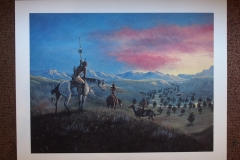 Kunstdruck Evening Visitors