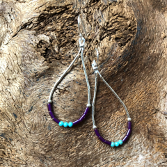 Liquid Silber Ohrringe