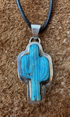 Trkis Anhnger Saguaro