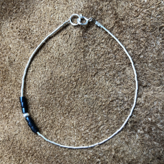 Liquid Silber Armband