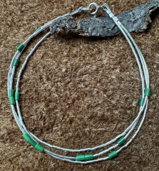 Liquid Silber Armband