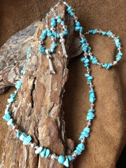 Navajo Silbertrkiskette