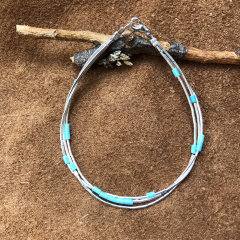 Liquid Silber Armband
