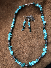 Navajo Trkis/Malachitkette