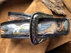 Ledergrtel Adler