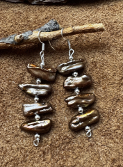 Perlmutt  Mother of Pearl Ohrringe