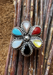 Zuni Flower Ring