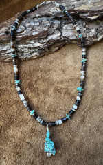 Navajo Kette T�rkis/Muschel