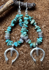 Navajo Naja Ohrringe