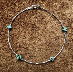 Liquid Silver/T�rkis Armband