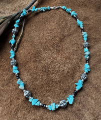 Indianerschmuck T�rkis/Silber Collier