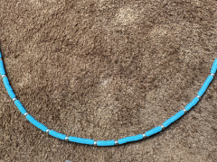 T�rkis/Heishi Kette