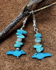 Indianerschmuck Fetisch Ohrringe