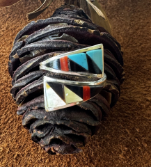 Zuni Multicolor Inlay Ring
