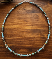 T�rkis Multicolour Kette