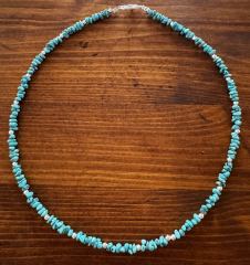 Indianerschmuck T�rkiskette