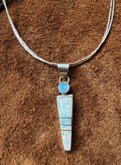 Opal Inlay Anh�nger
