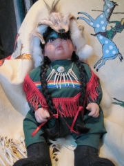 original Navajo Porzelanpuppe