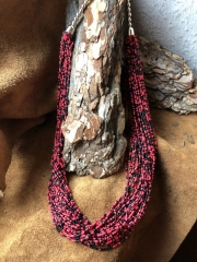 Indianerschmuck Perlenkette Sead Beads