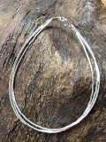 Liquid Silber Armband