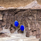 Zuni Ohrstecker Lapislazuli