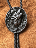 Bolo Tie Wolf