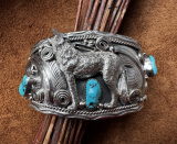 Navajo Armreif Wolf Navajo Armreif Wolf