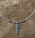 Liquid Silver Kette Feder