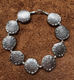 Silberarmband Sonnensymbol