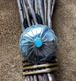 Navajo Haarschmuck Concho