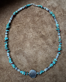 Indianerschmuck Kette Sonnensymbol