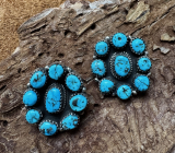 Navajo Türkis Ohrringe Navajo Türkis Ohrringe