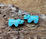 Zuni T�rkis Ohrringe