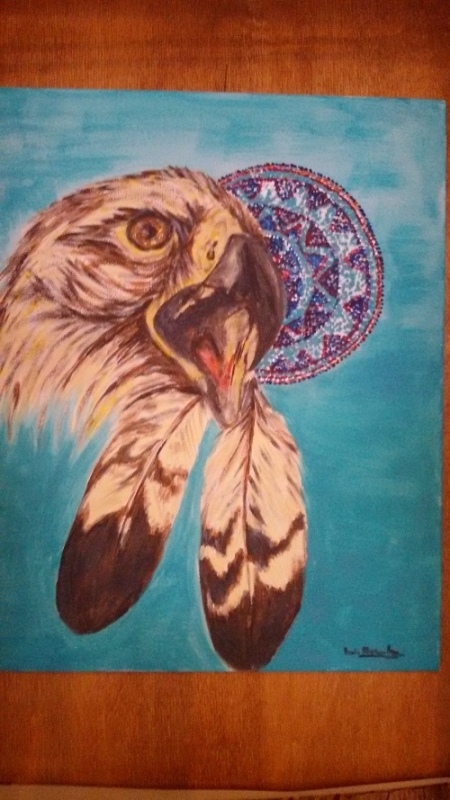 Navajo  Malerei Eagle
