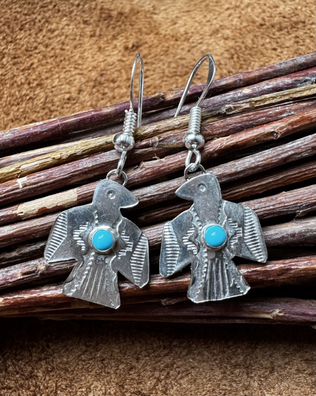 Navajo Thunderbird Ohrringe