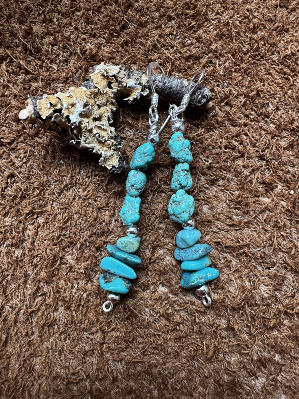 Navajo Trkis Ohrringe