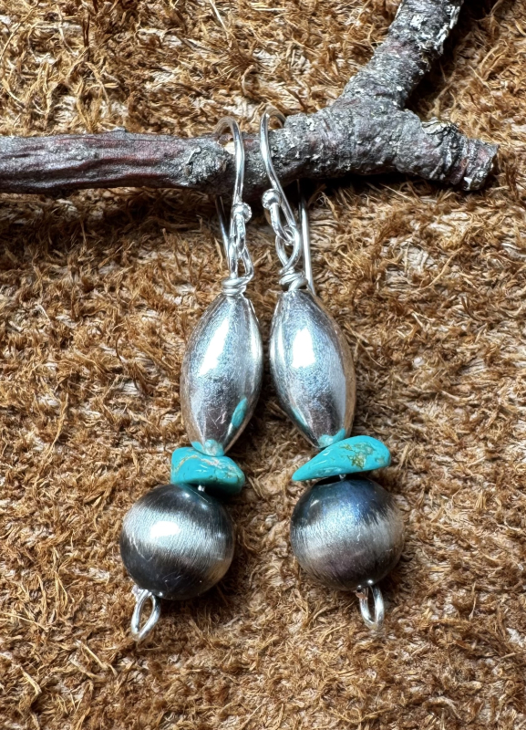 Navajo Pearl Ohrringe