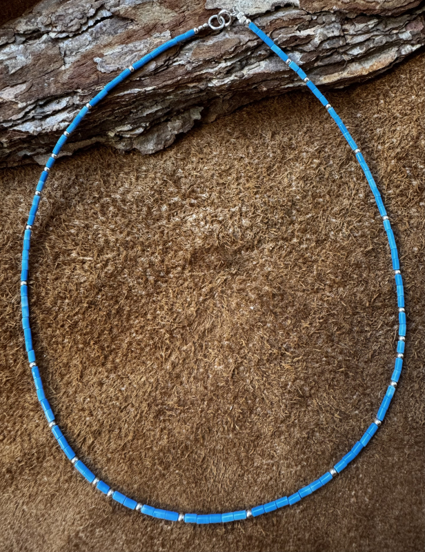 Lapislazuli Heishi Kette