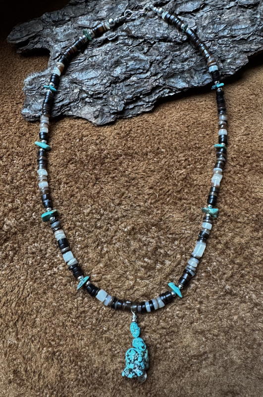 Navajo Kette Trkis/Muschel