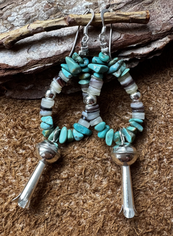 Navajo Blossom Ohrringe