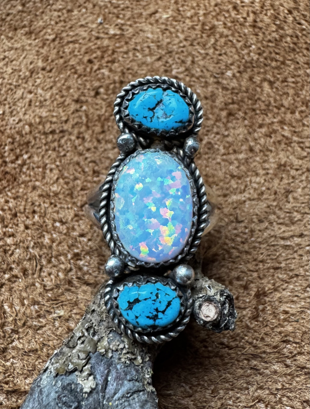 Navajo Trkis/Opal Ring