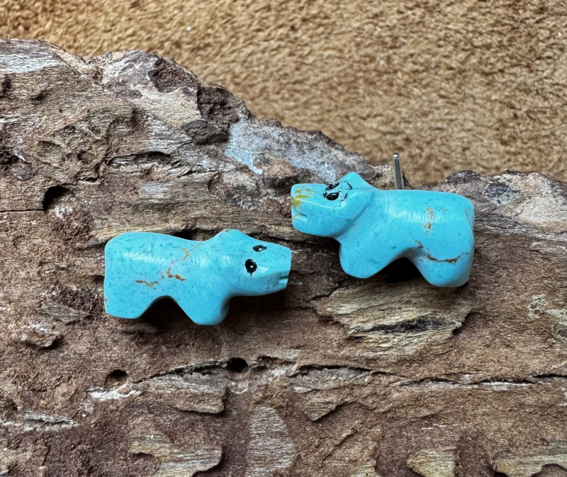 Zuni T�rkis Ohrringe