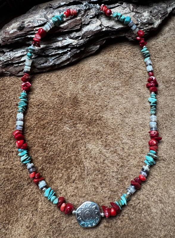 Navajo Sonnensymbol Collier