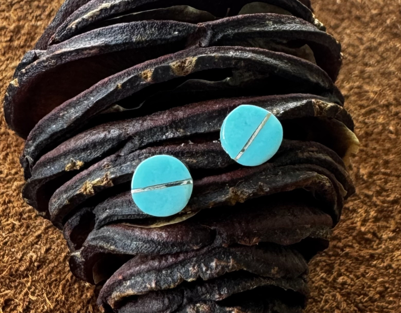 Zuni T�rkis Ohrstecker