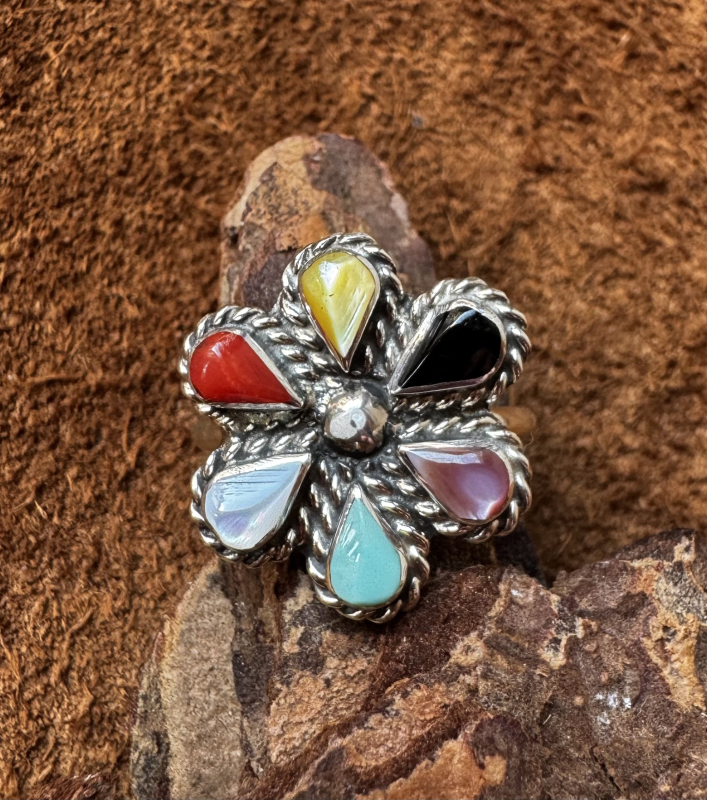 Zuni Multicolor Ring