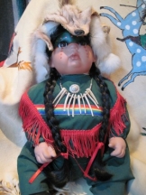 original Navajo Porzelanpuppe