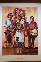 indianischer Kunstdruck, art248