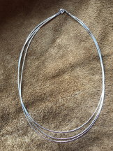 Liquid Silber Collier